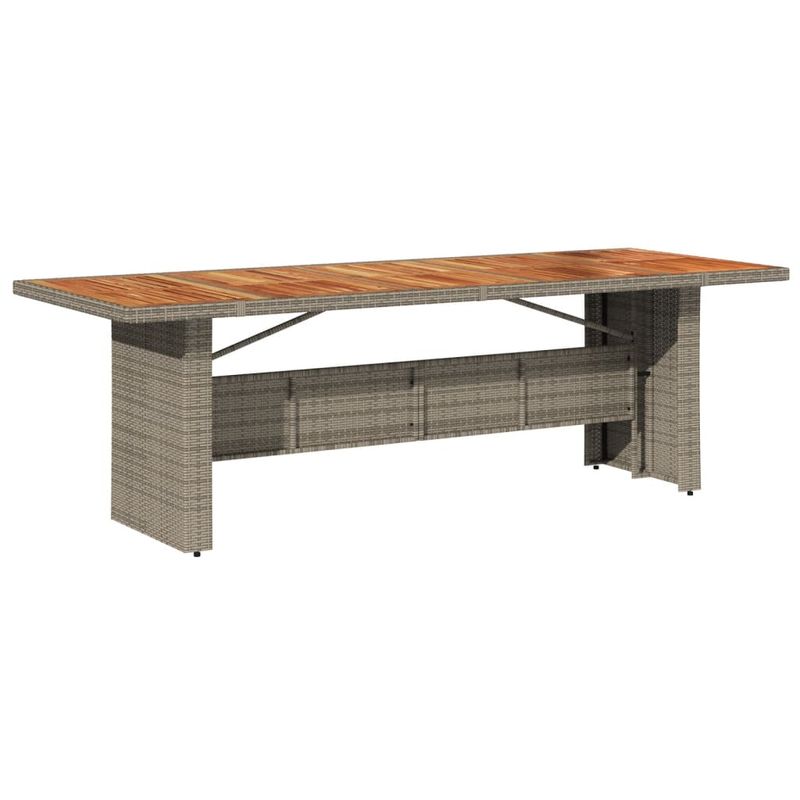 Casa si Gradina - Gradina si terasa - Mobilier exterior - Seturi mobila gradina - Set bistro de gradina cu perne, 11 piese, gri, poliratan - Infinity.ro