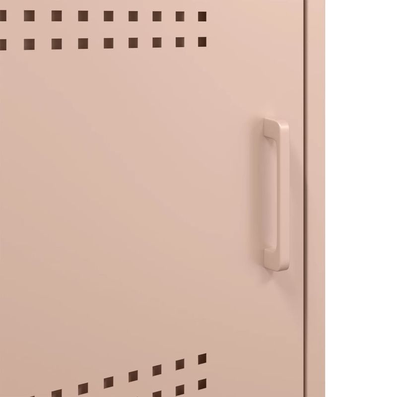 Casa si Gradina - Mobilier - Comode si corpuri - Noptiere - Noptiere, 2 buc., roz, 36x39x68 cm, otel laminat la rece - Infinity.ro