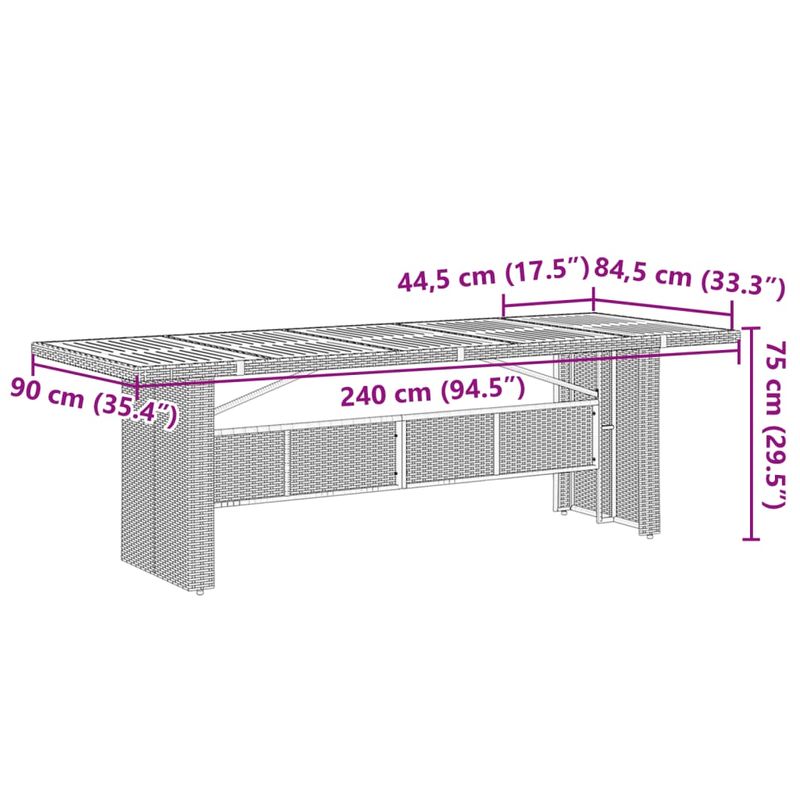 Casa si Gradina - Gradina si terasa - Mobilier exterior - Seturi mobila gradina - Set bistro de gradina cu perne, 11 piese, gri, poliratan - Infinity.ro