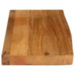 Casa si Gradina - Mobilier - Feronerie si accesorii mobila - Blat de masa contur organic 80x20x2,5 cm lemn masiv de mango, finisaj de stejar - Infinity.ro