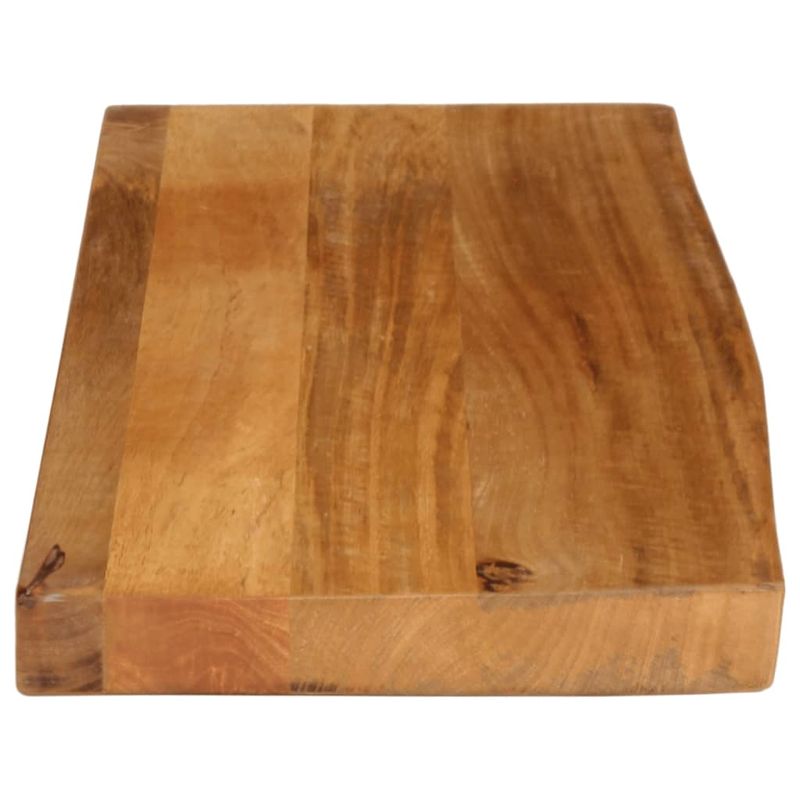 Casa si Gradina - Mobilier - Feronerie si accesorii mobila - Blat de masa contur organic 80x20x2,5 cm lemn masiv de mango, finisaj de stejar - Infinity.ro