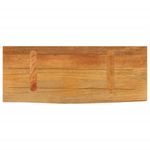 Casa si Gradina - Mobilier - Feronerie si accesorii mobila - Blat de masa contur organic 80x20x2,5 cm lemn masiv de mango, finisaj de stejar - Infinity.ro