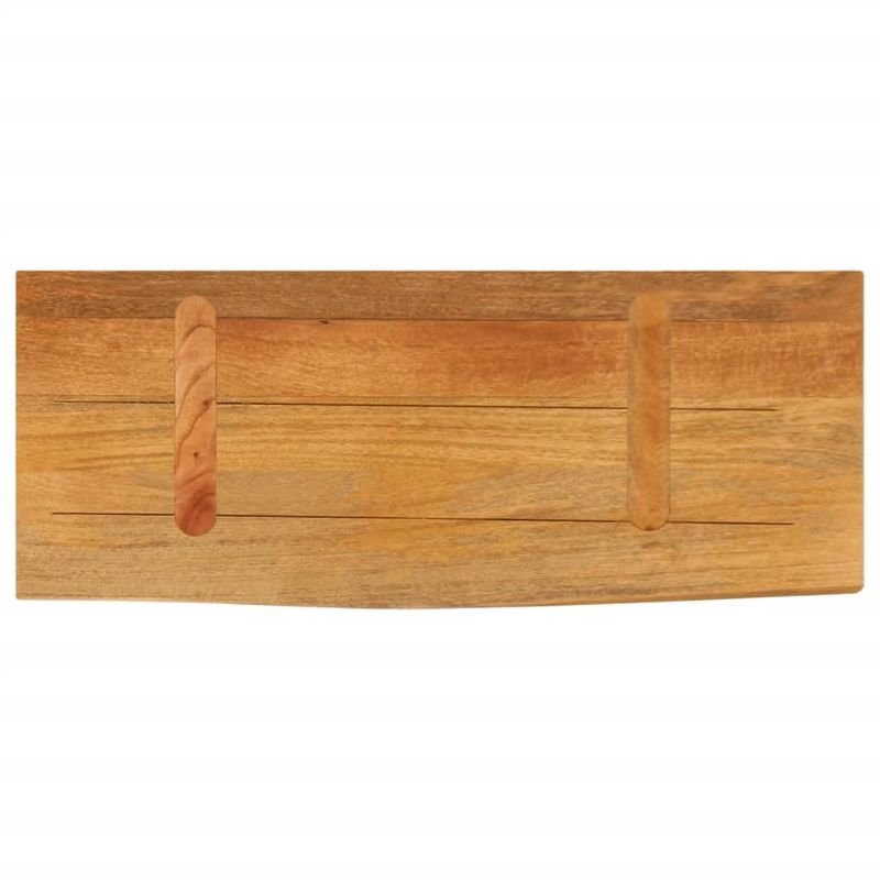 Casa si Gradina - Mobilier - Feronerie si accesorii mobila - Blat de masa contur organic 80x20x2,5 cm lemn masiv de mango, finisaj de stejar - Infinity.ro