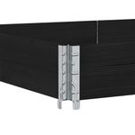 Casa si Gradina - Mobilier - Feronerie si accesorii mobila - Rame pentru paleti, 3 buc., negru, 150x100 cm, lemn masiv pin - Infinity.ro