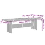 Casa si Gradina - Gradina si terasa - Mobilier exterior - Seturi mobila gradina - Set bistro de gradina, 11 piese, cu perne, negru, poliratan - Infinity.ro