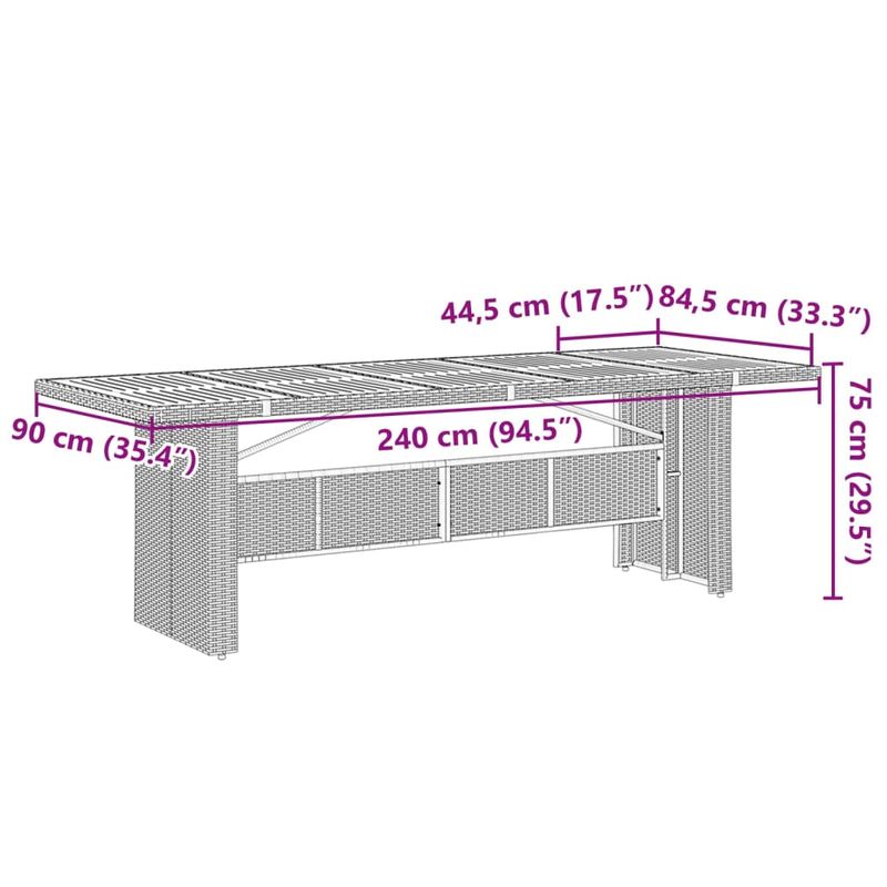 Casa si Gradina - Gradina si terasa - Mobilier exterior - Seturi mobila gradina - Set bistro de gradina, 11 piese, cu perne, negru, poliratan - Infinity.ro