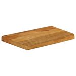 Casa si Gradina - Mobilier - Feronerie si accesorii mobila - Blat de masa contur organic 50x30x2,5 cm lemn masiv de mango, finisaj de stejar - Infinity.ro