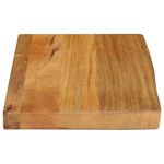 Casa si Gradina - Mobilier - Feronerie si accesorii mobila - Blat de masa contur organic 50x30x2,5 cm lemn masiv de mango, finisaj de stejar - Infinity.ro