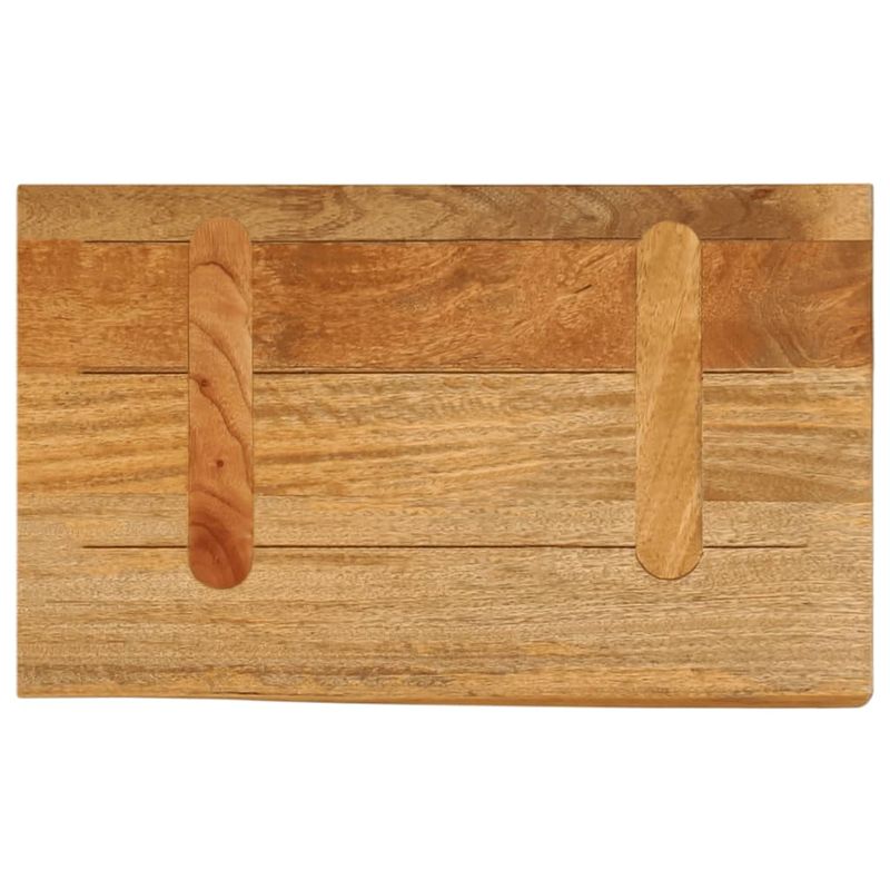 Casa si Gradina - Mobilier - Feronerie si accesorii mobila - Blat de masa contur organic 50x30x2,5 cm lemn masiv de mango, finisaj de stejar - Infinity.ro