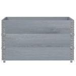 Casa si Gradina - Mobilier - Feronerie si accesorii mobila - Rame pentru paleti 3 buc. gri 100x100 cm lemn masiv de pin - Infinity.ro