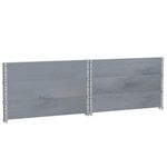 Casa si Gradina - Mobilier - Feronerie si accesorii mobila - Rame pentru paleti 3 buc. gri 100x100 cm lemn masiv de pin - Infinity.ro