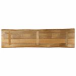 Casa si Gradina - Mobilier - Feronerie si accesorii mobila - Blat de masa contur natural 180x40x2,5 cm lemn masiv mango brut - Infinity.ro
