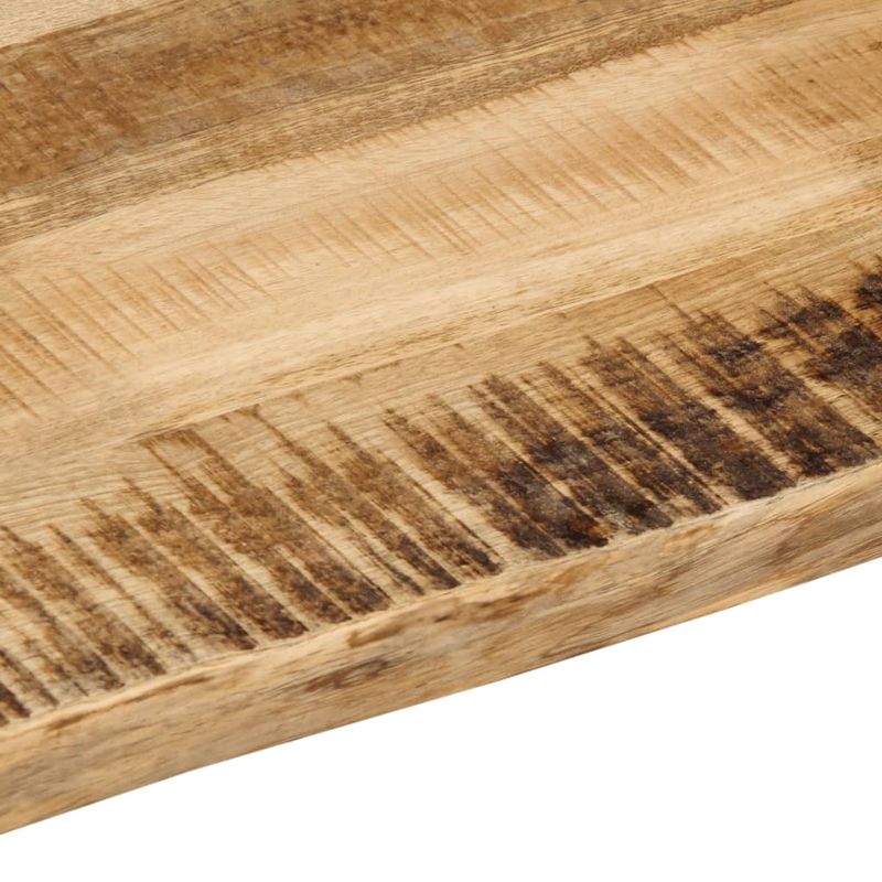 Casa si Gradina - Mobilier - Feronerie si accesorii mobila - Blat de masa contur natural 180x40x2,5 cm lemn masiv mango brut - Infinity.ro