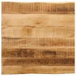 Casa si Gradina - Mobilier - Feronerie si accesorii mobila - Blat de masa contur natural 60x60x3,8 cm lemn masiv mango brut - Infinity.ro