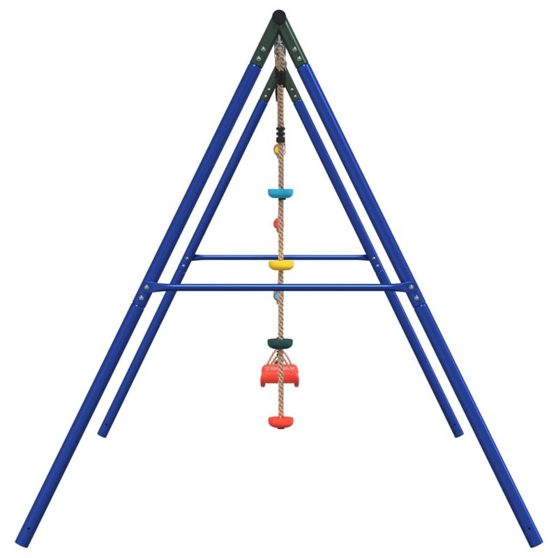 Jucarii, Copii si Bebe - Jucarii si jocuri - Jucarii de exterior - Spatii de joaca si accesorii - Set leagan de exterior, cu leagan, scara și leagan cu disc, roșu - Infinity.ro
