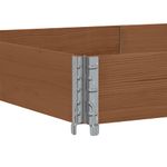 Casa si Gradina - Gradinarit si plante - Plante si ghivece - Ghivece si suporturi - Jardiniera de gradina, maro, 150x100 cm, lemn masiv de pin, mărime 150x100x41 cm - Infinity.ro