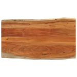 Casa si Gradina - Mobilier - Feronerie si accesorii mobila - Blat masa, 100x60x3,8cm, dreptunghiular lemn acacia margine vie - Infinity.ro