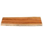 Casa si Gradina - Mobilier - Feronerie si accesorii mobila - Blat masa, 100x60x3,8cm, dreptunghiular lemn acacia margine vie - Infinity.ro