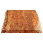 Casa si Gradina - Mobilier - Feronerie si accesorii mobila - Blat masa, 100x60x3,8cm, dreptunghiular lemn acacia margine vie - Infinity.ro
