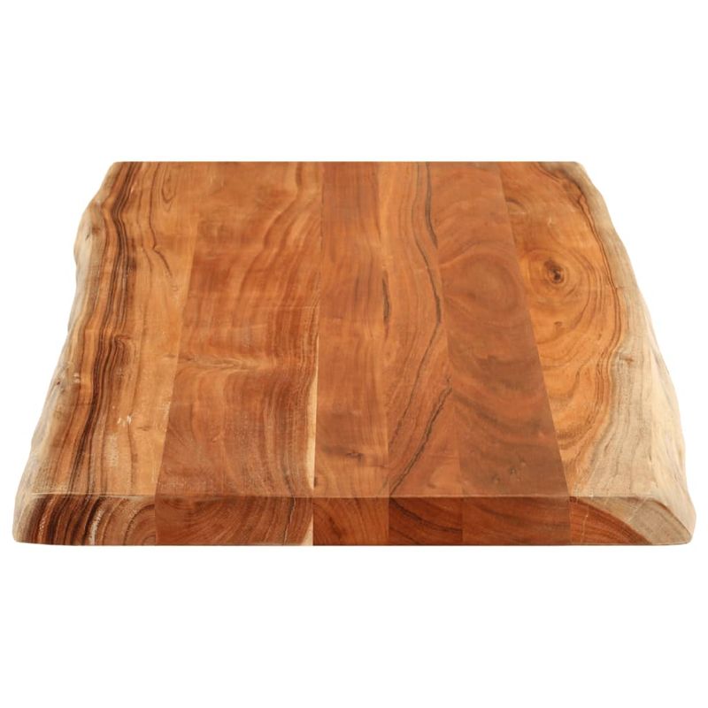 Casa si Gradina - Mobilier - Feronerie si accesorii mobila - Blat masa, 100x60x3,8cm, dreptunghiular lemn acacia margine vie - Infinity.ro