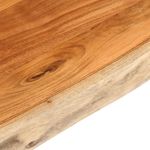 Casa si Gradina - Mobilier - Feronerie si accesorii mobila - Blat masa, 100x60x3,8cm, dreptunghiular lemn acacia margine vie - Infinity.ro