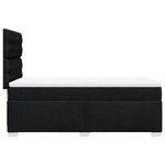 Casa si Gradina - Mobilier - Paturi si accesorii - Paturi - Pat box spring cu saltea, negru, 90x200 cm, textil - Infinity.ro