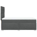 Casa si Gradina - Mobilier - Paturi si accesorii - Paturi - Pat box spring cu saltea, gri inchis, 80x200 cm, textil - Infinity.ro