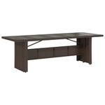 Casa si Gradina - Gradina si terasa - Mobilier exterior - Seturi mobila gradina - Set bistro de gradina cu perne, 11 piese, maro, poliratan - Infinity.ro