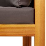 Casa si Gradina - Gradina si terasa - Mobilier exterior - Canapele si fotolii gradina - Set canapele de gradina cu perne, 4 piese, lemn masiv de acacia - Infinity.ro