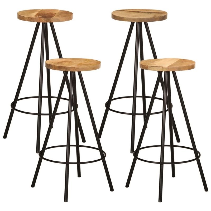 Casa si Gradina - Mobilier - Seturi de mobilier - Seturi bucatarie - Set de bar, 5 piese, lemn masiv de mango - Infinity.ro