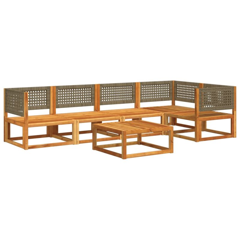 Casa si Gradina - Gradina si terasa - Mobilier exterior - Seturi mobila gradina - Set de canapele gradina cu perne, 6 piese, lemn masiv acacia - Infinity.ro