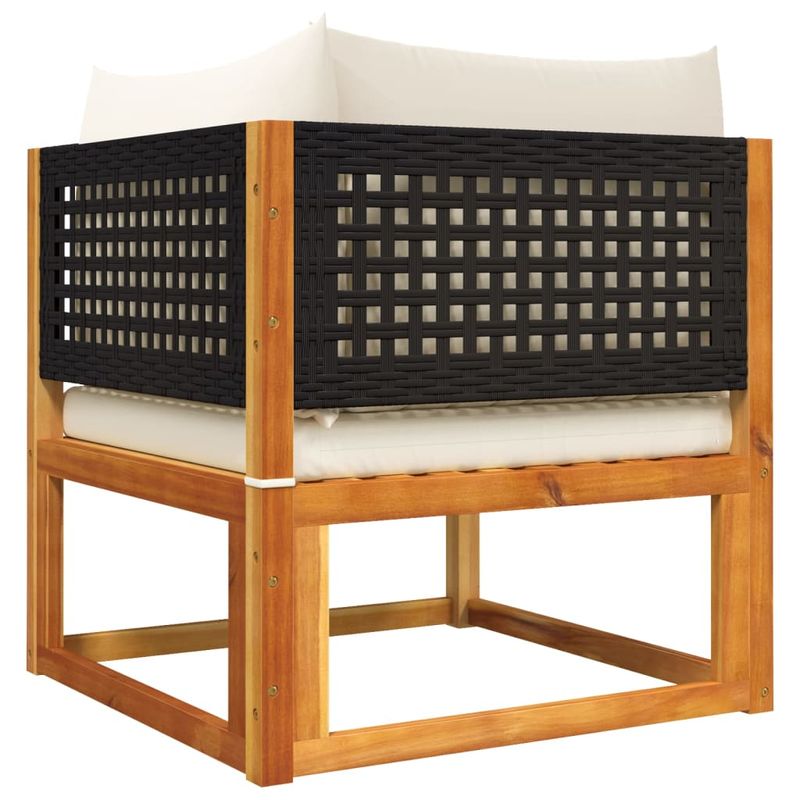 Casa si Gradina - Gradina si terasa - Mobilier exterior - Seturi mobila gradina - Set canapele de gradina cu perne, 4 piese, lemn masiv de acacia - Infinity.ro