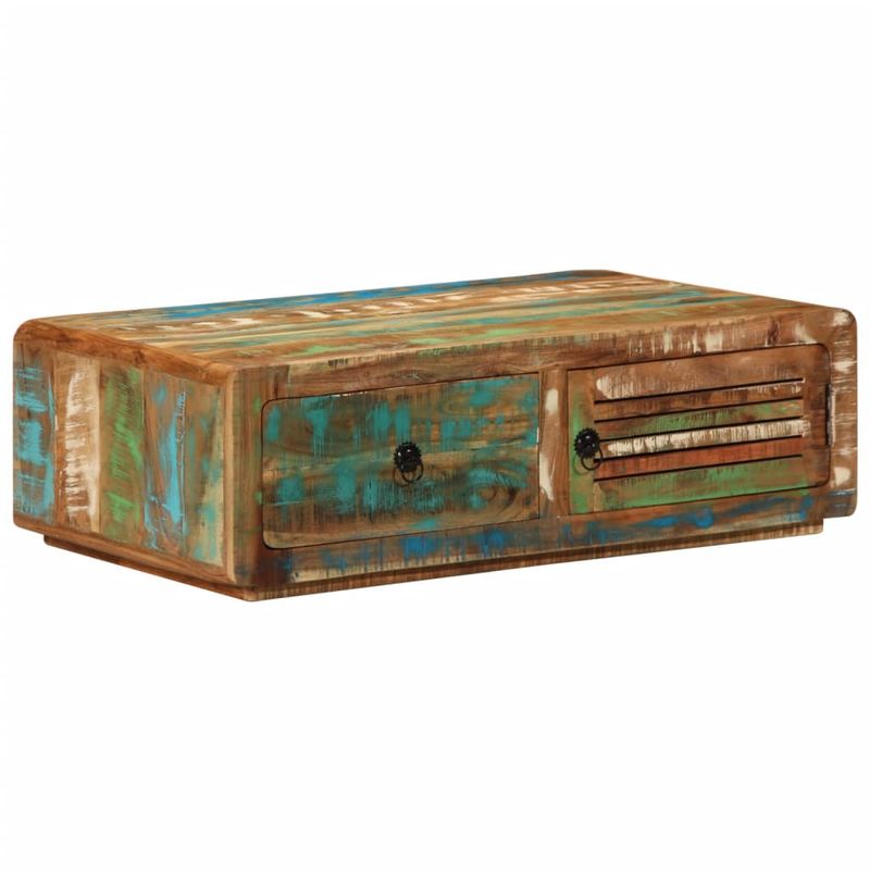 Casa si Gradina - Mobilier - Mese si birouri - Masute de cafea - Masuta de cafea, 89x55x29 cm, lemn masiv reciclat - Infinity.ro