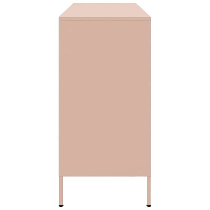 Casa si Gradina - Mobilier - Comode si corpuri - Comode - Dulap, roz, 100,5x39x79 cm, otel laminat la rece - Infinity.ro