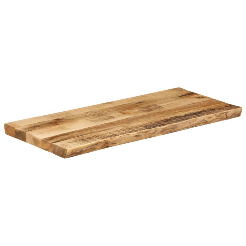 Casa si Gradina - Mobilier - Feronerie si accesorii mobila - Blat de masa contur organic 100x40x3,8 cm lemn masiv mango brut - Infinity.ro