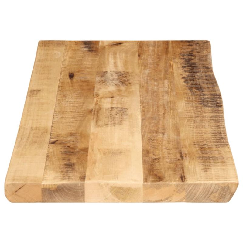 Casa si Gradina - Mobilier - Feronerie si accesorii mobila - Blat de masa contur organic 100x40x3,8 cm lemn masiv mango brut - Infinity.ro