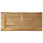 Casa si Gradina - Mobilier - Feronerie si accesorii mobila - Blat de masa contur organic 100x40x3,8 cm lemn masiv mango brut - Infinity.ro