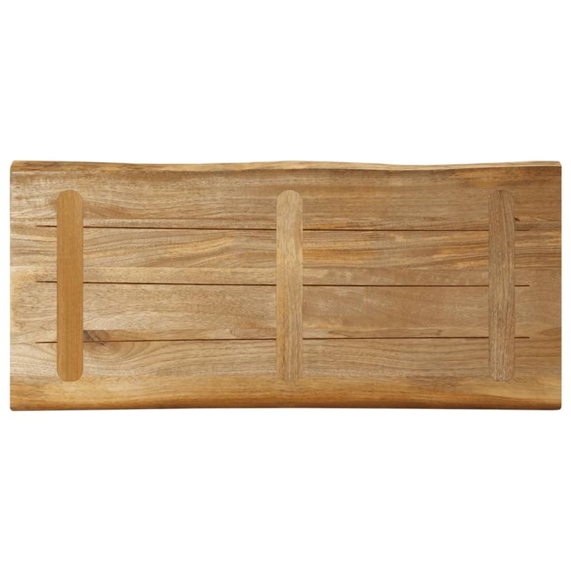 Casa si Gradina - Mobilier - Feronerie si accesorii mobila - Blat de masa contur organic 100x40x3,8 cm lemn masiv mango brut - Infinity.ro