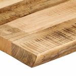 Casa si Gradina - Mobilier - Feronerie si accesorii mobila - Blat de masa contur organic 100x40x3,8 cm lemn masiv mango brut - Infinity.ro