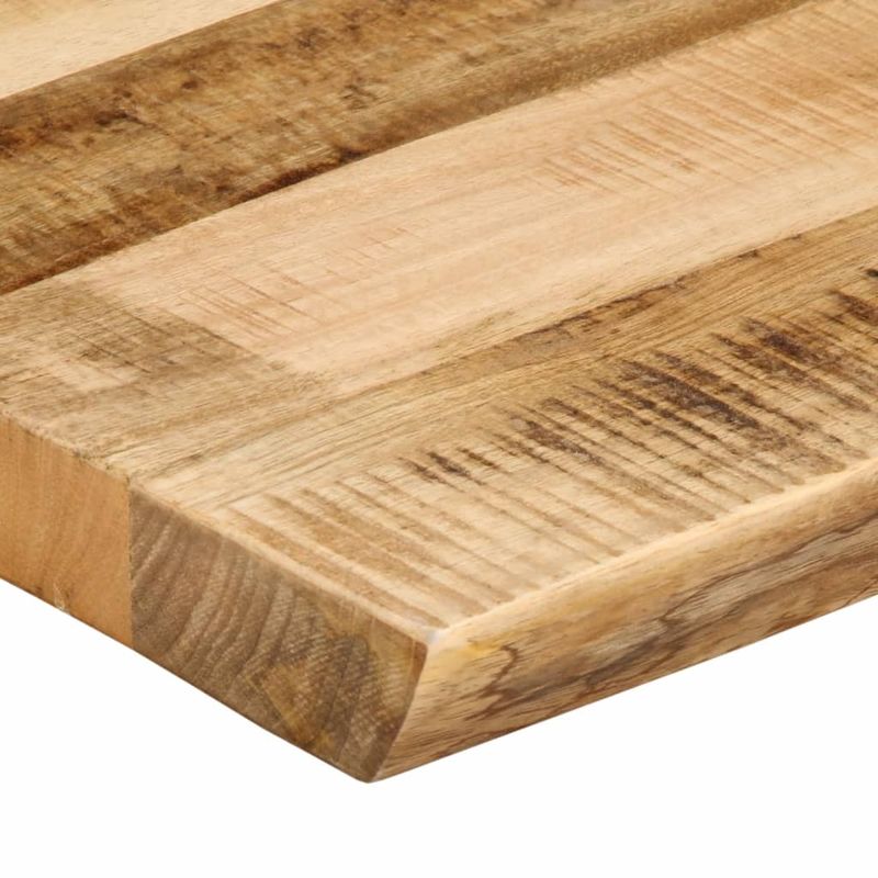 Casa si Gradina - Mobilier - Feronerie si accesorii mobila - Blat de masa contur organic 100x40x3,8 cm lemn masiv mango brut - Infinity.ro