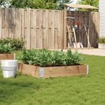 Casa si Gradina - Gradinarit si plante - Plante si ghivece - Ghivece si suporturi - Jardiniera de gradina, 100 x 100 cm, lemn masiv de pin - Infinity.ro