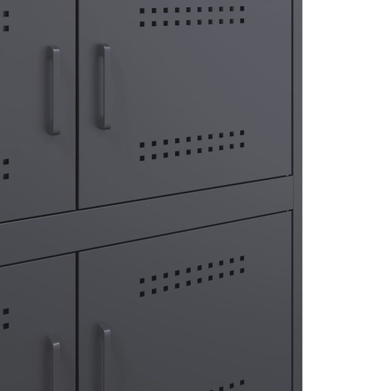 Casa si Gradina - Mobilier - Comode si corpuri - Comode - Dulap, antracit, 68x39x79 cm, otel - Infinity.ro