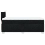 Casa si Gradina - Mobilier - Paturi si accesorii - Paturi - Pat box spring cu saltea, negru, 80x200 cm, textil - Infinity.ro