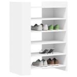 Casa si Gradina - Mobilier - Organizare si depozitare - Organizator incaltaminte - Pantofar, alb, 74,5x37,5x100 cm, lemn prelucrat - Infinity.ro