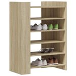 Casa si Gradina - Mobilier - Organizare si depozitare - Organizator incaltaminte - Pantofar, stejar sonoma, 74,5x37,5x100 cm, lemn prelucrat - Infinity.ro
