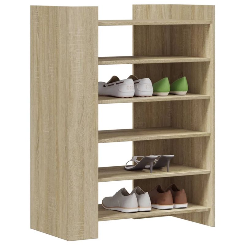 Casa si Gradina - Mobilier - Organizare si depozitare - Organizator incaltaminte - Pantofar, stejar sonoma, 74,5x37,5x100 cm, lemn prelucrat - Infinity.ro
