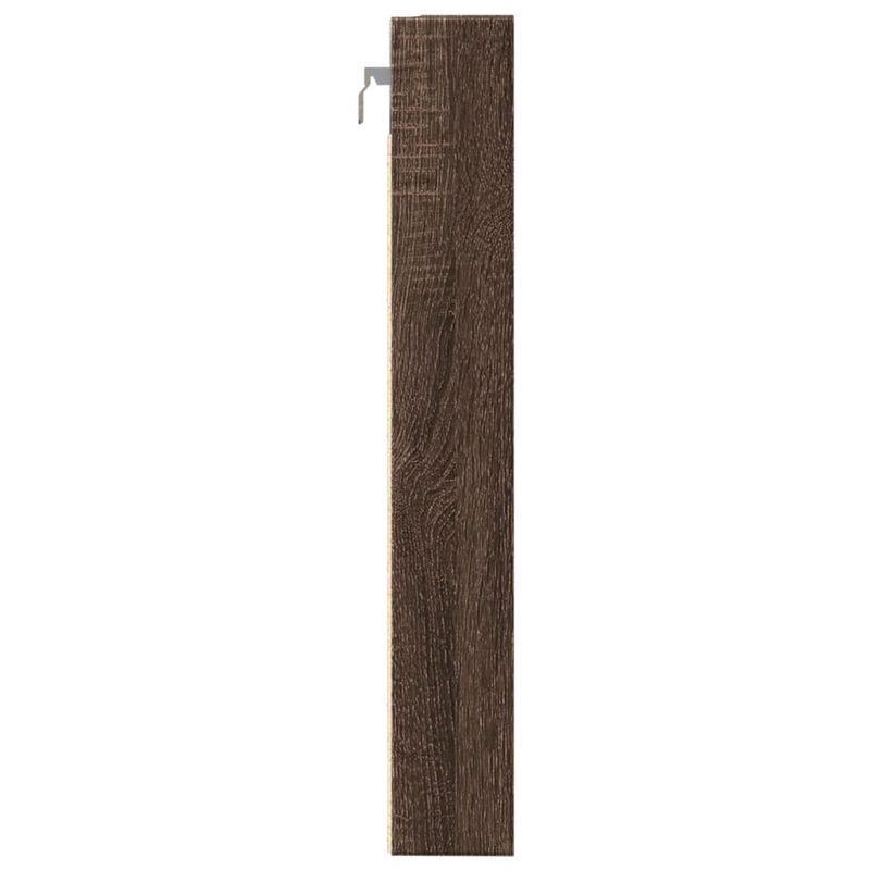 Casa si Gradina - Mobilier - Biblioteci si rafturi - Rafturi - Dulap cu vitrina, stejar maro, 80x8,5x58 cm, lemn prelucrat - Infinity.ro