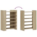 Casa si Gradina - Mobilier - Organizare si depozitare - Organizator incaltaminte - Pantofar, stejar sonoma, 74,5x37,5x100 cm, lemn prelucrat - Infinity.ro