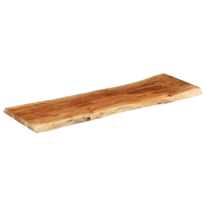 Casa si Gradina - Mobilier - Feronerie si accesorii mobila - Blat masa 120x40x3,8 cm dreptunghiular lemn acacia margine vie - Infinity.ro