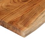 Casa si Gradina - Mobilier - Feronerie si accesorii mobila - Blat masa 120x40x3,8 cm dreptunghiular lemn acacia margine vie - Infinity.ro
